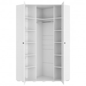 Шкаф угловой Софт ШКУ-01 (Белый/Эмаль белая F26) в Миассе - miass.mebel24.online | фото