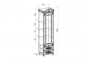 Шкаф-витрина Ассоль плюс АС-01 в Миассе - miass.mebel24.online | фото 5