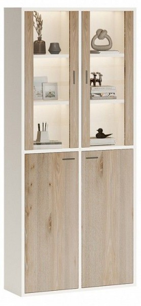 Шкаф-витрина Домино СУ(ш2в2)+2ФС+2ФГ в Миассе - miass.mebel24.online | фото 3