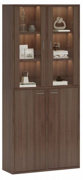 Шкаф-витрина Домино СУ(ш2в2)+2ФС+2ФГ в Миассе - miass.mebel24.online | фото 2