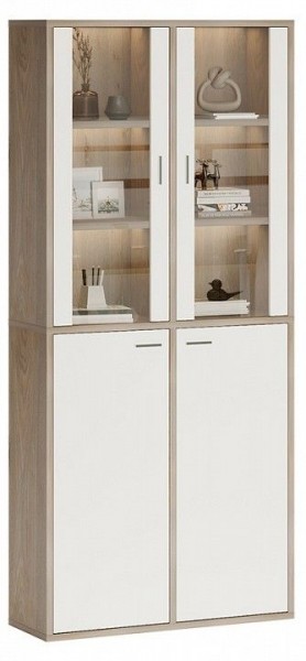 Шкаф-витрина Домино СУ(ш2в2)+2ФС+2ФГ в Миассе - miass.mebel24.online | фото 2