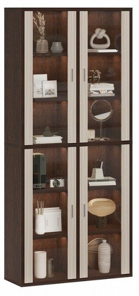Шкаф-витрина Домино СУ(ш2в2)+4ФС в Миассе - miass.mebel24.online | фото 2