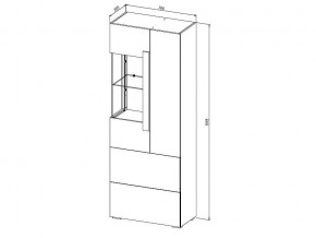 Шкаф-витрина Куба 1714 в Миассе - miass.mebel24.online | фото 3