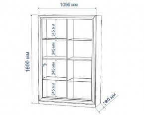 Шкаф-витрина Нобиле ШВтН ФСД-ФСД в Миассе - miass.mebel24.online | фото 2