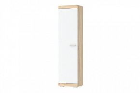 СОНАТА ШС-500 Шкаф 1дв. (дуб сонома/белый глянец) в Миассе - miass.mebel24.online | фото 1