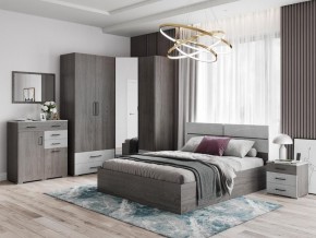 Спальня Теана Ясень Анкор темный/Мрамор лайт в Миассе - miass.mebel24.online | фото