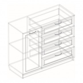 Спальный гарнитур Александрия (модульный) в Миассе - miass.mebel24.online | фото 21
