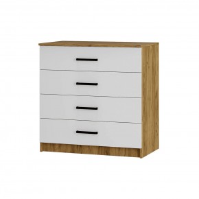 Спальный гарнитур Евро (модульный) Крафт/Белый в Миассе - miass.mebel24.online | фото 10
