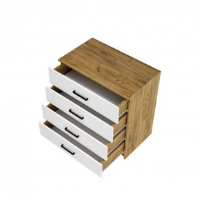 Спальный гарнитур Евро (модульный) Крафт/Белый в Миассе - miass.mebel24.online | фото 11