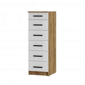 Спальный гарнитур Евро (модульный) Крафт/Белый в Миассе - miass.mebel24.online | фото 12
