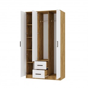 Спальный гарнитур Евро (модульный) Крафт/Белый в Миассе - miass.mebel24.online | фото 28