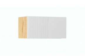 СТЕФАНИ-1.1 Антресоль (дуб крафт золотой/белый софт) в Миассе - miass.mebel24.online | фото