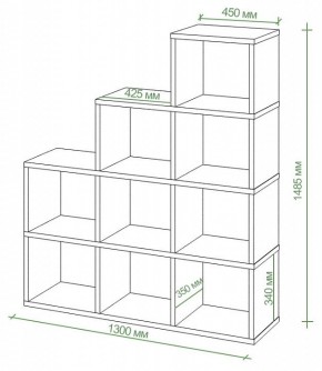 Стеллаж Бартоло СЛД 4 в Миассе - miass.mebel24.online | фото 2