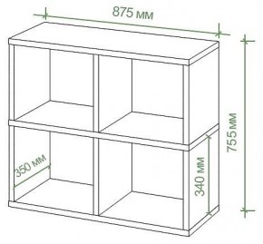 Стеллаж Бартоло СПД 2-2 в Миассе - miass.mebel24.online | фото 2