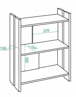 Стеллаж Домино Лайт СТЛ-ОН в Миассе - miass.mebel24.online | фото 2