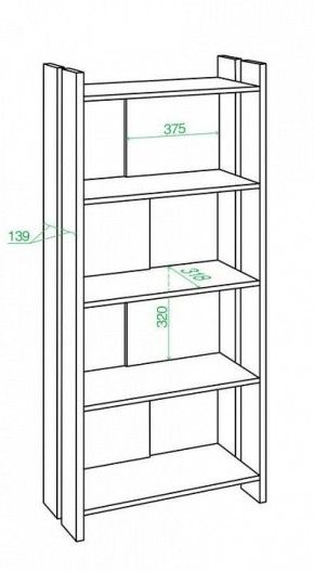 Стеллаж Домино Лайт СТЛ-ОВ в Миассе - miass.mebel24.online | фото 2
