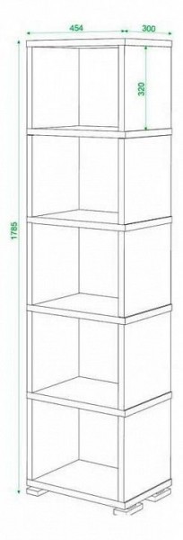 Стеллаж Домино СБ-15/5 в Миассе - miass.mebel24.online | фото 3