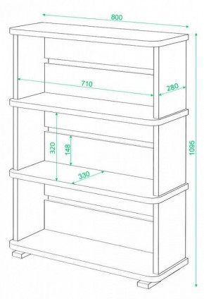 Стеллаж Домино СБ-25/3 в Миассе - miass.mebel24.online | фото 2