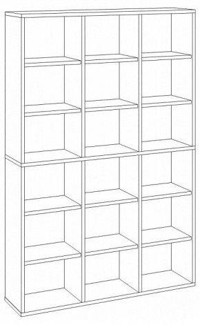 Стеллаж Домино СУ(ш3в2) в Миассе - miass.mebel24.online | фото 2
