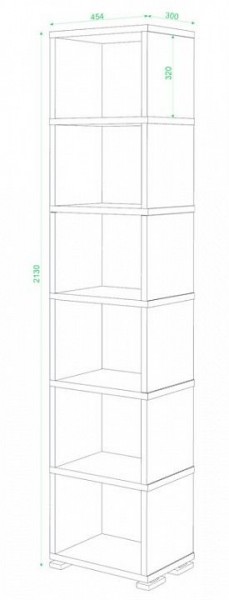 Стеллаж-колонка СБ-15/6 в Миассе - miass.mebel24.online | фото 2
