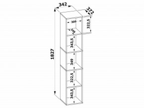 Стеллаж-колонка СТ-9 в Миассе - miass.mebel24.online | фото 3