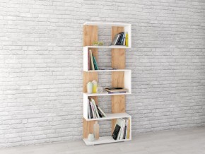 Стеллаж Ромео-1 Дуб крафт золотой/Белый в Миассе - miass.mebel24.online | фото