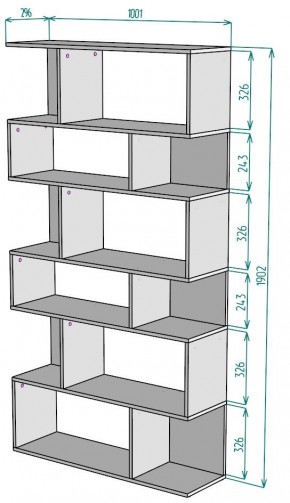 Стеллаж S10 в Миассе - miass.mebel24.online | фото 2