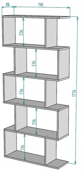 Стеллаж S50 в Миассе - miass.mebel24.online | фото 2