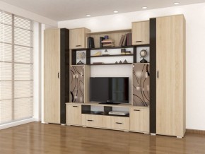 Стенка Оскар-18-1 дуб сонома-венге в Миассе - miass.mebel24.online | фото