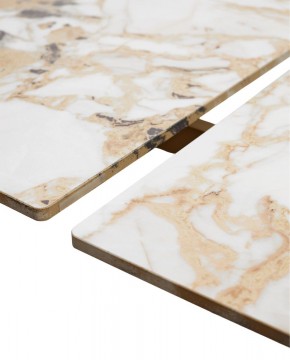 Стол ACERRA NEW 160 GLOSS GRAND JADE SOLID CERAMIC/ каркас цвета шампань, ®DISAUR в Миассе - miass.mebel24.online | фото 8