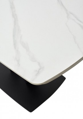 Стол ALATRI 120 MATT WHITE MARBLE SOLID CERAMIC / BLACK, ®DISAUR в Миассе - miass.mebel24.online | фото 11