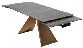 Стол ALES 180 BLACK GRAVE SOLID CERAMIC, керамика / бронзовый, ®DISAUR в Миассе - miass.mebel24.online | фото 9