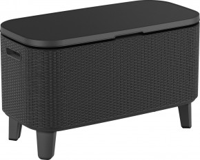 Стол Беви Бар (Bevy Bar Large Cool Bar), графит в Миассе - miass.mebel24.online | фото 2