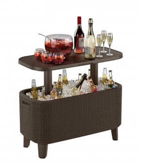 Стол Беви Бар (Bevy Bar Large Cool Bar), коричневый в Миассе - miass.mebel24.online | фото 3