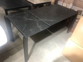Стол CORNER 120 MATT BLACK MARBLE SOLID CERAMIC / BLACK, ®DISAUR в Миассе - miass.mebel24.online | фото 12
