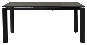 Стол CORNER 120 MATT BLACK MARBLE SOLID CERAMIC / BLACK, ®DISAUR в Миассе - miass.mebel24.online | фото 3