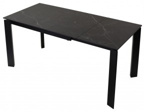 Стол CORNER 120 MATT BLACK MARBLE SOLID CERAMIC / BLACK, ®DISAUR в Миассе - miass.mebel24.online | фото 4