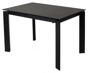 Стол CORNER 120 MATT BLACK MARBLE SOLID CERAMIC / BLACK, ®DISAUR в Миассе - miass.mebel24.online | фото 8