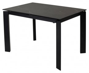 Стол CORNER 120 MATT BLACK MARBLE SOLID CERAMIC / BLACK, ®DISAUR в Миассе - miass.mebel24.online | фото 9