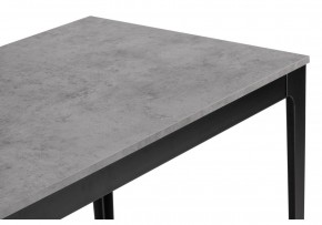 Стол деревянный Айленд 110(155)х68х76 бетон чикаго светло-серый / черный в Миассе - miass.mebel24.online | фото 6