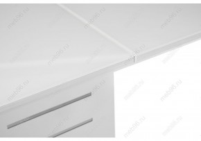 Стол стеклянный Кейтлин 120(160)х80х76 белый / белый в Миассе - miass.mebel24.online | фото 6