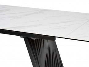 Стол IVAR 180 MARBLES KL-99 Белый мрамор, итальянская керамика/серый, ®DISAUR в Миассе - miass.mebel24.online | фото 8