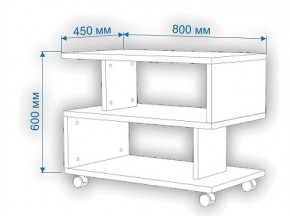 Стол журнальный Домино Нельсон СЖ-1 в Миассе - miass.mebel24.online | фото 2