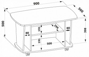 Стол журнальный СЖ-3 в Миассе - miass.mebel24.online | фото 3