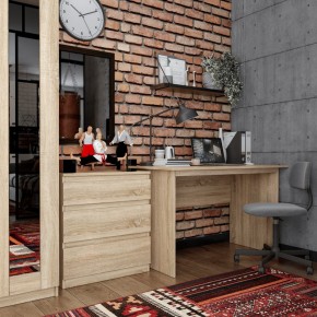 Стол КАСТОР письменный 120х65, цвет Дуб Сонома в Миассе - miass.mebel24.online | фото 3