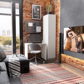 Стол КАСТОР письменный 80х50, цвет белый в Миассе - miass.mebel24.online | фото
