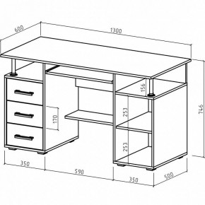 Стол компьютерный Амбер в Миассе - miass.mebel24.online | фото 3