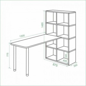 Стол компьютерный Bartolo в Миассе - miass.mebel24.online | фото 3