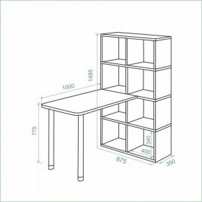 Стол компьютерный Bartolo в Миассе - miass.mebel24.online | фото 3