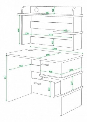 Стол компьютерный Домино нельсон СД-15 в Миассе - miass.mebel24.online | фото 3